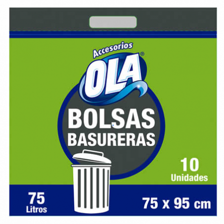 OLA Bolsas Basureras 75L (78x95)x 10Unid