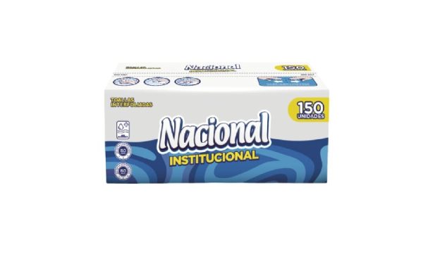 NACIONAL Papel Toalla multifolder Pocket 1Paquete x 150 Hojas