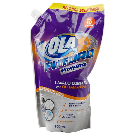 OLA Futuro Maquina Lavado Completo Doy Pack x 900ML