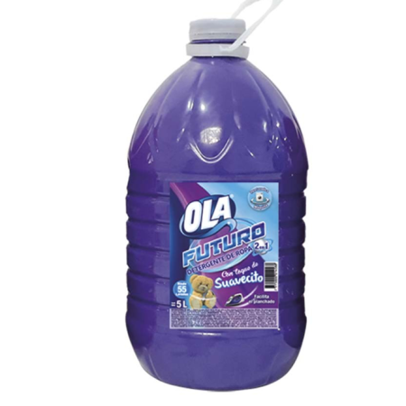 OLA Futuro Maquina Lavado Ropa con toque Suavecito x 5L