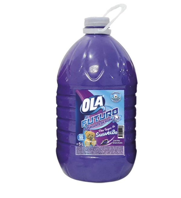 OLA Futuro Maquina Lavado Ropa con toque Suavecito x 5L