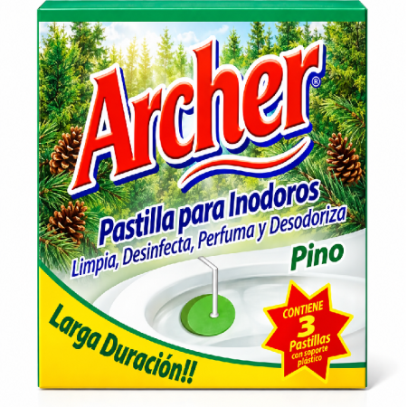 ARCHER Pastillas de Inodoro Pino 3 Unidades x 34g